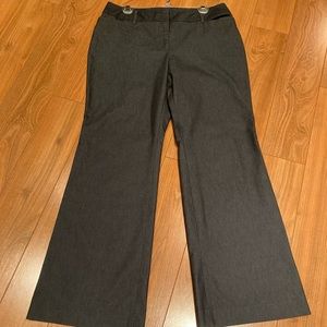 Ann Taylor Loft Dress Pants Charcoal Julie Size 12